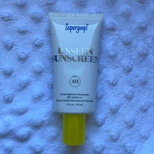 Super goop unseen sunscreen spf 40